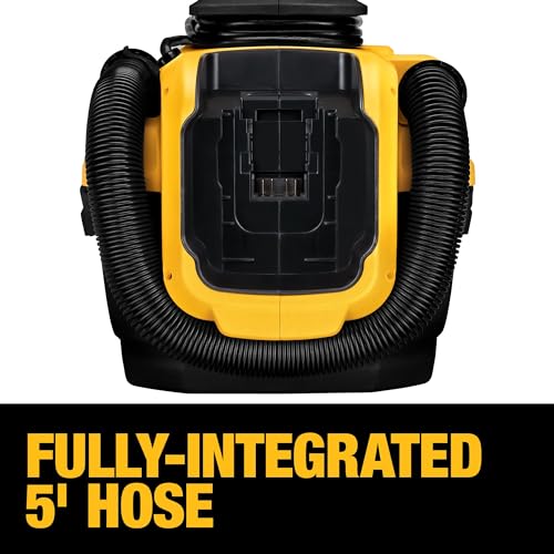 DEWALT 20V MAX Cordless Wet/Dry Vacuum, Compact Shop Vacuum, Tool Only (DCV581H)