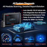 iCarsoft CR Max BT (Enhance Version) Bluetooth Bidirectional Scan Tool, All System, 27 Reset+Extra 38 Service-Oil/EPB/BMS/SAS/SRS/ABS etc.OBD2 Diagnostic Scanner, 4-in-1 Live Graphing, Free Update