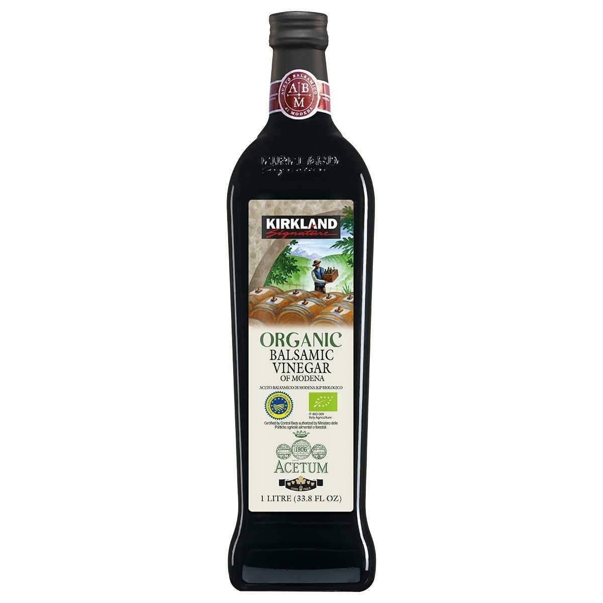 Kirkland Signature Organic Balsamic Vinegar, 1 Liter (33.81 Fluid Ounce)