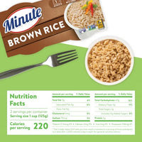 Minute RTS Brown Rice, 2-4.4 Ounce Cups (Pack of 8)