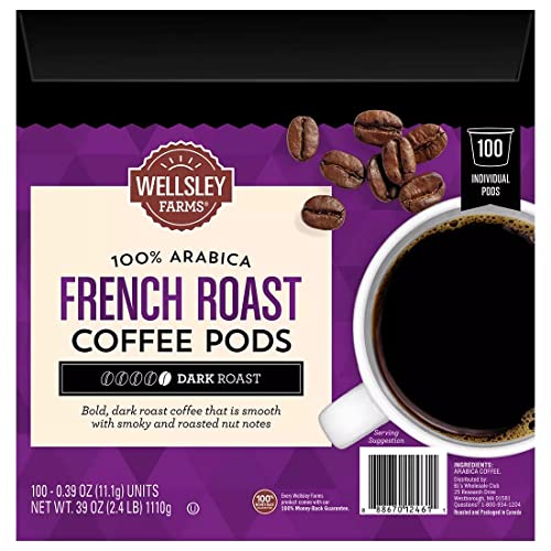 Wellsley Farms French Roast Coffee Pods 100CT