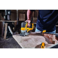 DEWALT 20V MAX XR Jig Saw, 3,200 Blade Speed, Cordless, Brushless Motor, LED Light, Bare Tool Only (DCS334B)