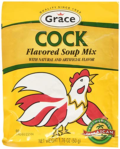 6 Pack- Grace Cock Flavored Soup Mix - 1.76 OZ