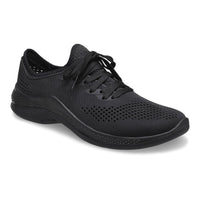 Crocs Men's LiteRide Pacer Sneakers, Comfortable Men's Sneaker, Black/Black, 10 Men