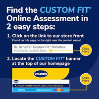 Dr. Scholl’s® Custom Fit® Orthotics 3/4 Length Inserts, CF 440, Customized for Your Foot & Arch, Immediate All-Day Pain Relief, Lower Back, Knee, Plantar Fascia, Heel, Insoles Fit Men & Womens Shoes