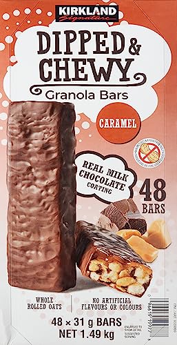 Kirkland Signature Dipped And Chewy Granola Bars, 48 Count (Pack Of 1)