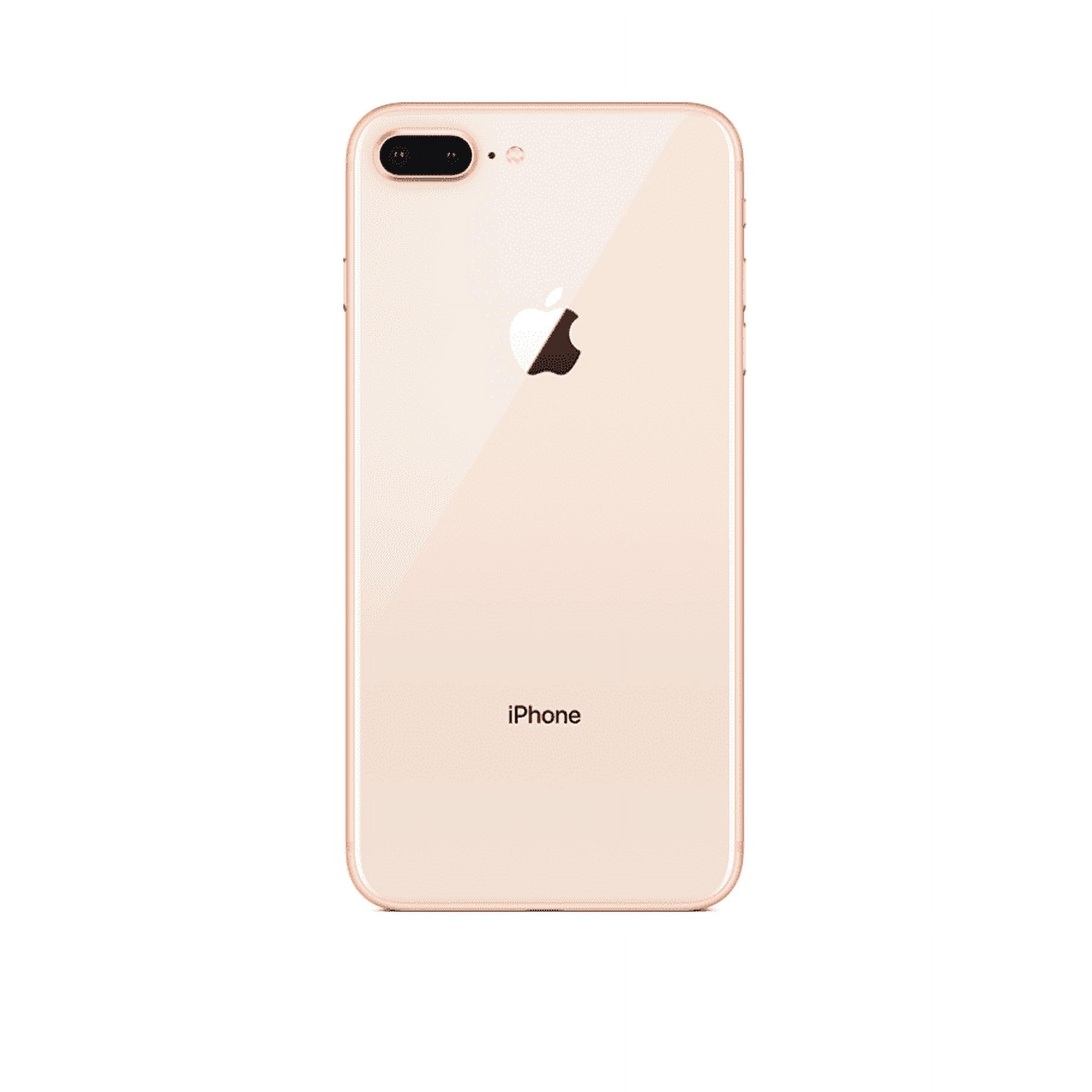 Apple iPhone 8 Plus 64GB Unlocked -12.0 MP Fingerprint 4G LTE Smartphone 5.5 Inch Screen 64GB- Gold (Renewed)