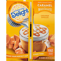 International Delight Caramel Macchiato Creamer - 192 per case.