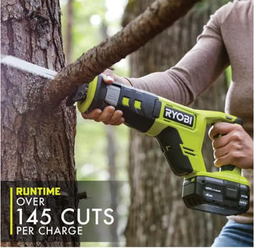 RYOBI ONE+ PCL1600K2 18V Cordless 6-Tool Combo Kit with 1.5 Ah Battery, 4.0 Ah Battery, and Charger