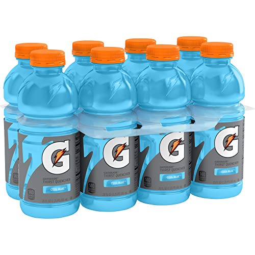 Gatorade Thirst Quencher Cool Blue, 20 Fl Oz Bottles, 8 Pack