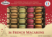 Tipiak French Macarons, Limited Edition, Variety Pack, 14.8 oz, 36 ct