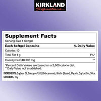 Kirkland Signature CoQ10 300mg 100 Softgels