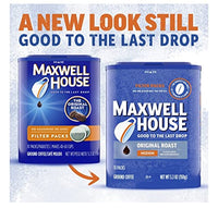 Maxwell House, Filter Packs, Original Roast, 10 Count, 5.3oz Packaging May Vary (Pack of 8)