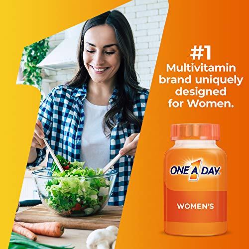 One A Day Women’s Multivitamin Gummies, Supplement with Vitamin A, Vitamin C, Vitamin D, Vitamin E and Zinc for Immune Health Support, Calcium & more, Orange, 230 count, Fruity