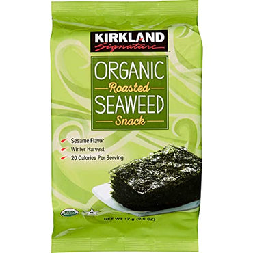 Kirkland Signature Organic Roasted Seaweed Snack (20-Pack)