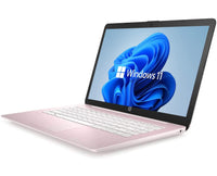 HP Newest 14" HD Laptop, Windows 11, Intel Celeron Dual-Core Processor Up to 2.60GHz, 4GB RAM, 64GB SSD, Webcam, Dale Pink(Renewed) (Dale Pink)