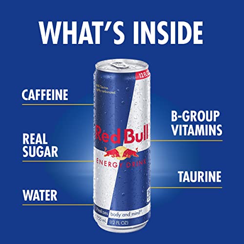 Red Bull Energy Drink, 8.4FL Oz, 12 count (Pack of 1)