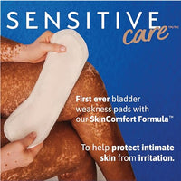 Tena Sensitive Care Maximum Absorbency Incontinence/Bladder Control Pad for Women, Long Length - 39 Count