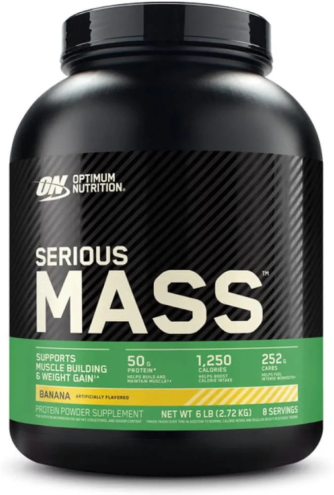 Optimum Nutrition Serious Mass, Weight Gainer Protein Powder, 6 Pound (Packaging May Vary)