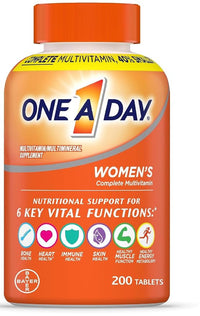 1 a Day Womens Complete Daily Multivitamin with Vitamin A, B, C, D, and E, Calcium and Magnesium, Immune Health Support (200 Count)