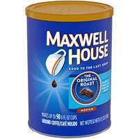 MAXWELL HOUSE Ground Coffee 11.5oz Bags Pack , Original Roast, 69 Ounce, (Pack of 6)