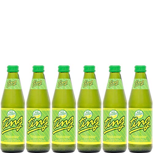 Ting, Sparkling Jamaican Grapefruit Flavored Beverage, 10.14oz Glass Bottle (Pack of 6, Total of 60.84 Fl Oz)