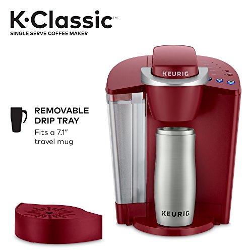 Keurig K-Classic Single Serve K-Cup Pod Coffee Maker, Rhubarb