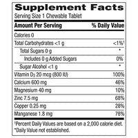 Caltrate Calcium & Vitamin D3 Supplement 600+D3 Plus Minerals Chewable Tablet, 600mg (Cherry, Orange, and Fruit Punch Flavors, 155 Count)