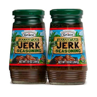 Grace Jamaican Jerk Seasoning Paste - 10oz - Mild Jerk Seasoning Jamaican Style - Caribbean Jerk Seasoning Mix for Jerk Chicken Seasoning & Oxtail Seasoning - Best BBQ Rub for Pork Ribs & Steaks 2 Pack