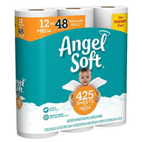 Angel Soft, Toilet Paper, 12 Mega Rolls, 12 Rolls