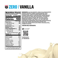 Muscle Milk ZERO, 100 Calorie Protein Powder, Vanilla, 15g Protein, 1.65 Pound, 25 Servings
