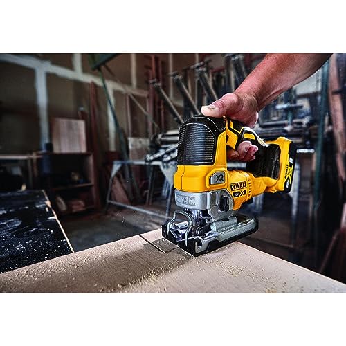 DEWALT 20V MAX XR Jig Saw, 3,200 Blade Speed, Cordless, Brushless Motor, LED Light, Bare Tool Only (DCS334B)