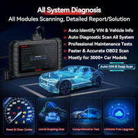 Bidirectional Scan Tool, OBD2 Diagnostic Scanner iCarsoft CR Max (Enhance Version) for All System, 27 Reset+Extra 38 Service-Oil/EPB/BMS/SAS/SRS/ABS etc. Active Test, 4-in-1 Live Graphing,Free Update