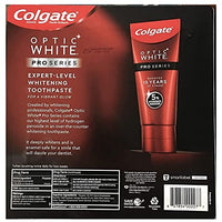 Colgate Optic White Toothpaste Pro Series Stain Shield 3.3 Ounce (Pack of 4)