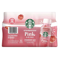 Starbuck's Pink Drink, Strawberry Acai Coconutmilk Beverage, 8 fl oz, 12 ct