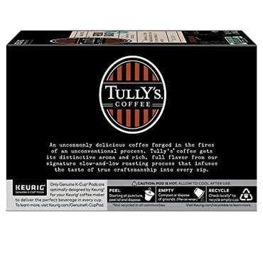 Tully's Coffee French Roast Keurig Single-Serve K-Cup Pods, Dark Roast Coffee, 72 Count