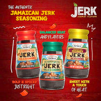 Grace Jamaican Jerk Seasoning Paste - 10oz - Mild Jerk Seasoning Jamaican Style - Caribbean Jerk Seasoning Mix for Jerk Chicken Seasoning & Oxtail Seasoning - Best BBQ Rub for Pork Ribs & Steaks 2 Pack