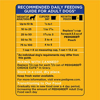 PEDIGREE Complete Nutrition Adult Dry Dog Food Grilled Steak & Vegetable Flavor Dog Kibble, 17 lb. Bag
