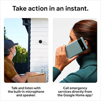 Google Nest Cam Outdoor or Indoor, Battery - 2nd Generation - 1 Pack