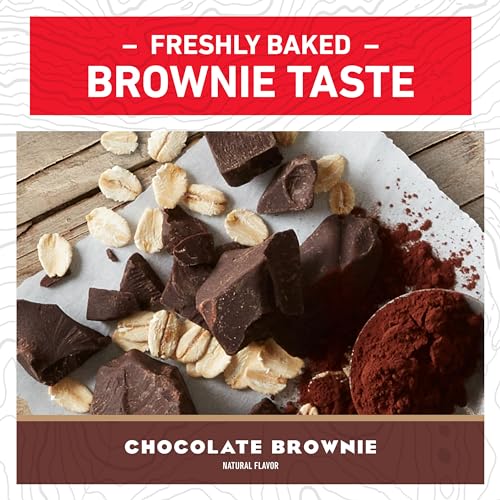 CLIF BAR - Chocolate Brownie Flavor - Made with Organic Oats - 10g Protein - Non-GMO - Plant Based - Energy Bars - 2.4 oz. (12 Pack)