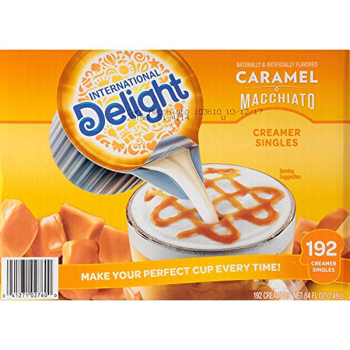 International Delight Caramel Macchiato Creamer - 192 per case.