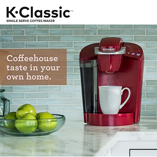 Keurig K-Classic Single Serve K-Cup Pod Coffee Maker, Rhubarb