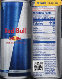 Red Bull Energy Drink, 8.4FL Oz, 12 count (Pack of 1)