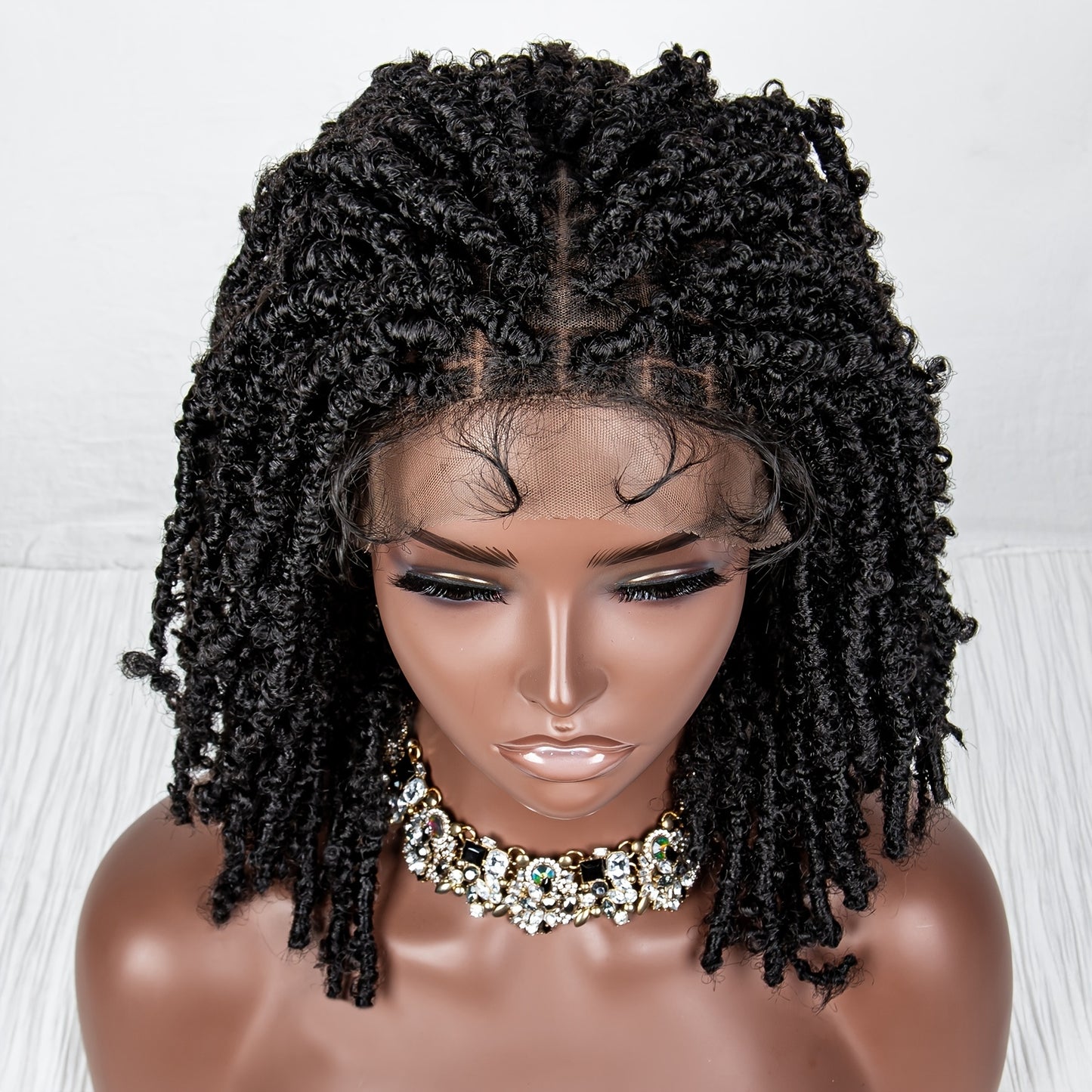 Heat Resistant Butterfly Locs Crochet Wig for Women - Soft and Stylish Synthetic Hair Braids