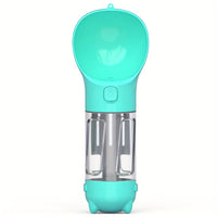 3 In 1 Portable Dog Water Bottle, Multifunctional Leak-Proof Pet Water Bottles With Food Container And Litter Shovel Design For Walking And Travel
