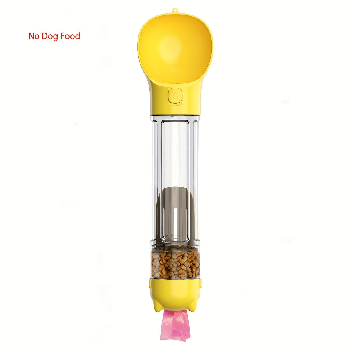 3 In 1 Portable Dog Water Bottle, Multifunctional Leak-Proof Pet Water Bottles With Food Container And Litter Shovel Design For Walking And Travel