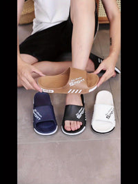 Men'S Casual Summer PVC Slippers - Non-Slip, Wear-Resistant Sole, Comfortable Slip-On Sandals for Outdoor & Indoor Use, Outdoor Footwear | Casual Slipon Shoes | PVC Upper Sandalssuitable for Men & Women