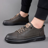 Men's Casual Shoes, Suitable for Wearing In All Four Seasons, with A Lace Up Design, Rubber Sole, And Trendy Men's Shoes