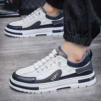 [Colour Block Skateboard Shoes] Men's Chic Street Style Colour Block Skateboard Shoes, Comfy Non Slip Casual Sneakers For Men's Outdoor Activities, Men's Footwear