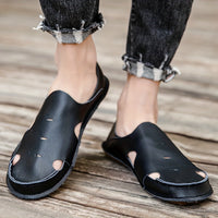 Men's Sandals, Durable Non Slip Outdoor Hiking Trekking Sandals, Comfy Beach Shoes, Spring And Summer